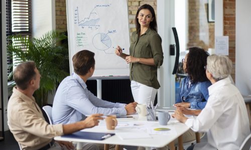 close-up-smiling-person-conference-room