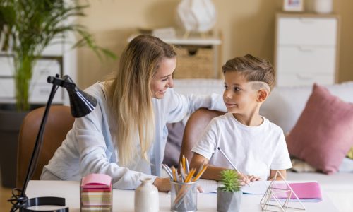 mother-son-looking-each-other